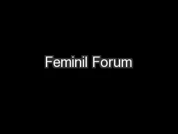 Feminil Forum