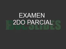 EXAMEN 2DO PARCIAL