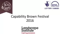 Capability Brown Festival 2016
