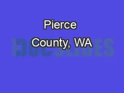 Pierce County, WA