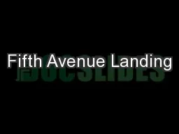 Fifth Avenue Landing