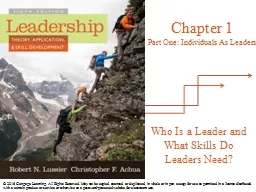 Who Is a Leader and What Skills Do Leaders Need?