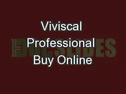 Viviscal Professional Buy Online