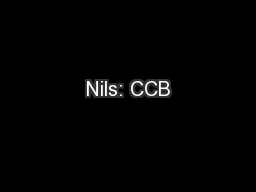 Nils: CCB