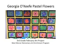 Georgia O’Keefe Pastel Flowers