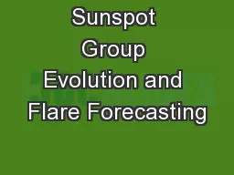 Sunspot Group Evolution and Flare Forecasting