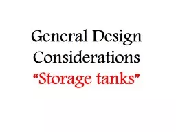 General Design Considerations
