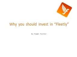 Why you should invest in “Fleetly”