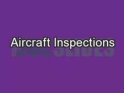 Aircraft Inspections