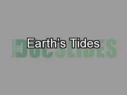 Earth’s Tides