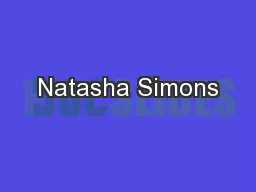 Natasha Simons