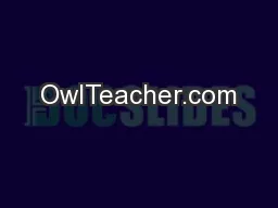 OwlTeacher.com