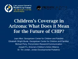 Children’s Coverage in Arizona: What Does it