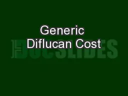 Generic Diflucan Cost