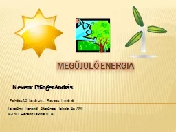 Megújuló Energia