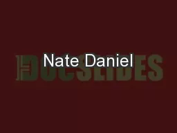 Nate Daniel