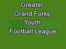 Greater Grand Forks Youth Football League