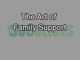 The Art of Family Support