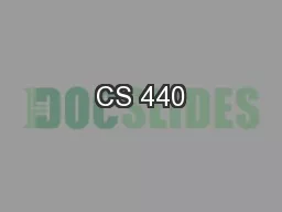 CS 440
