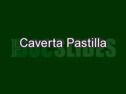 Caverta Pastilla