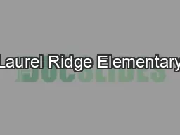 Laurel Ridge Elementary
