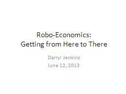 Robo-Economics: