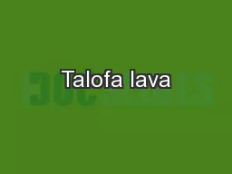 Talofa lava
