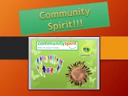 Community Spirit!!!