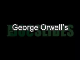 George Orwell’s
