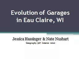 Evolution of Garages