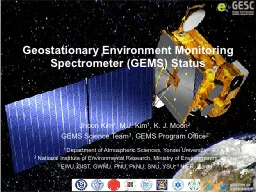 Geostationary Environment Monitoring Spectrometer (GEMS) St