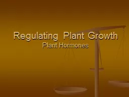 Regulating Plant Growth