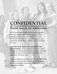 CONFIDENTIAL Health Survey for Adolescents Everyone is