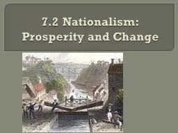 7.2 Nationalism: Prosperity and Change