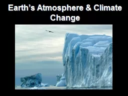 Earth’s Atmosphere & Climate