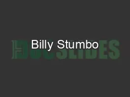 Billy Stumbo
