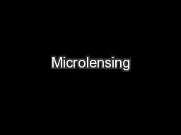 Microlensing