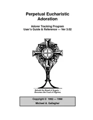 Perpetual Eucharistic Adoration Adorer Tracking Progra