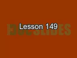 Lesson 149