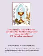 Without faithful committed adorers Exposition of the M