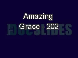Amazing Grace - 202