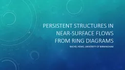 Persistent structures in near-surface flows from ring diagr