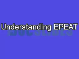 Understanding EPEAT