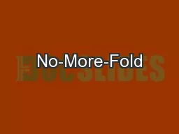 No-More-Fold