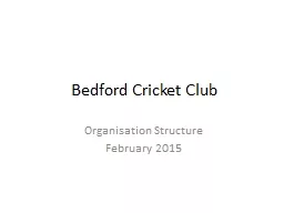 Bedford Cricket Club