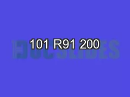 101 R91 200