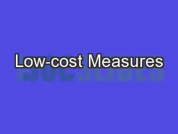 Low-cost Measures