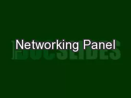 Networking Panel