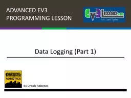 Data Logging (Part 1)