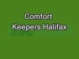 Comfort Keepers Halifax